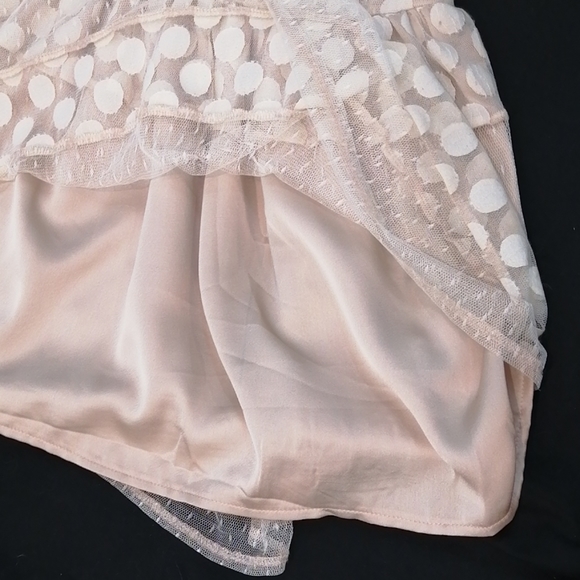 A'reve Polka Dot Lace Cream Dress as Mediu… - Picture 6 of 13